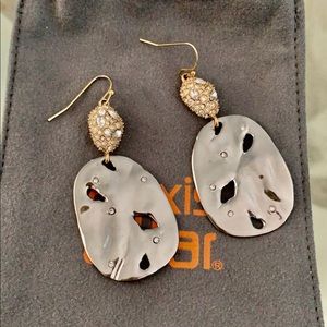 Alexis Bittar beautiful silver & gold earrings!